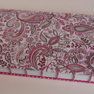 Pink Paisley Journal by A New Day Art Studio