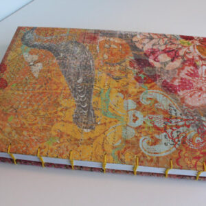 Orange Flowers Journal by A New Day Art Studio