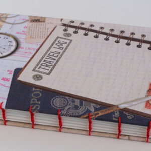 Travel Log Journal by A New Day Art Studio